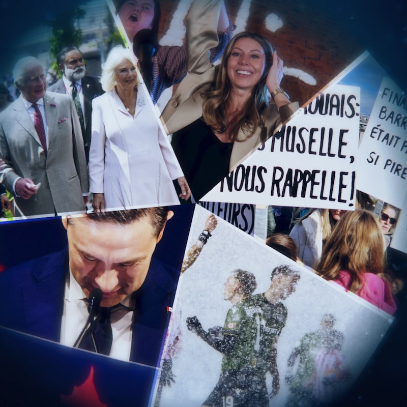 Montage d'images marquantes de l'année.
