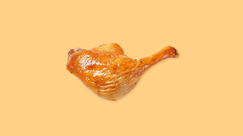 Une cuisse de dinde.