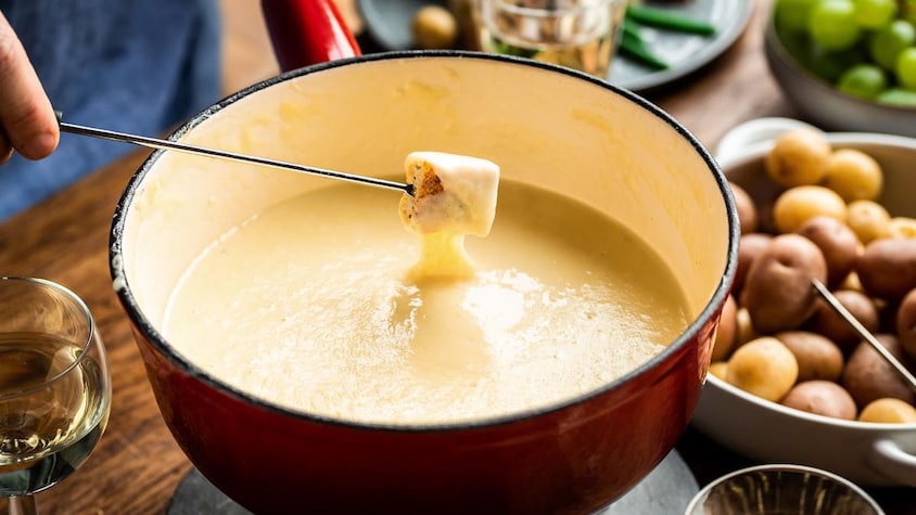 Fondue aux fromages québécois allégés