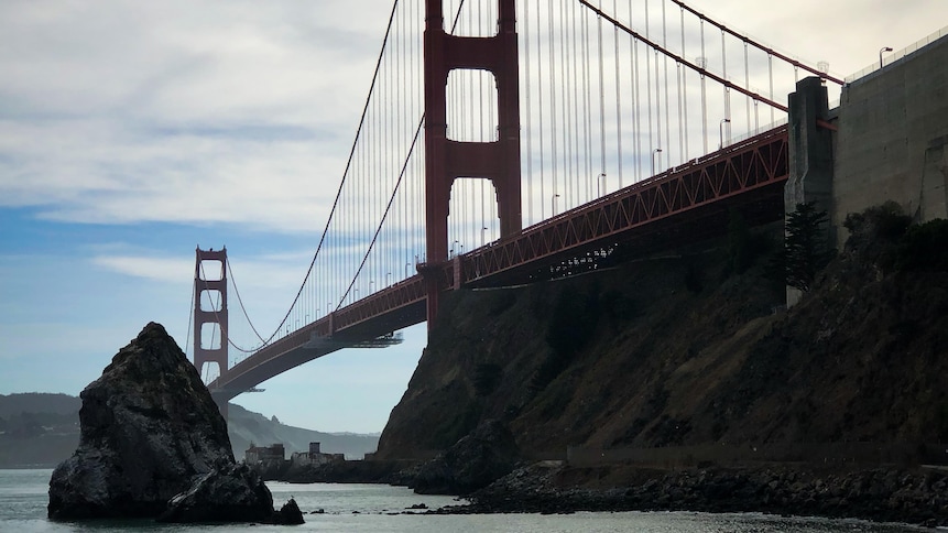 Le pont du Golden Gate à San Francisco.
