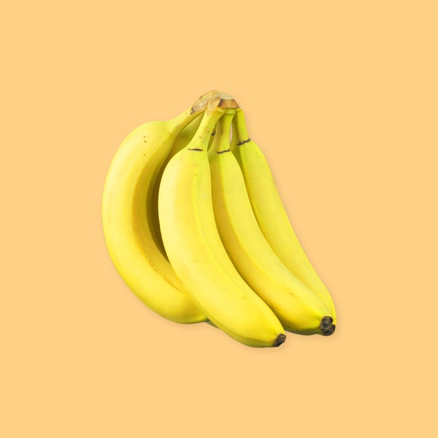 Une grappe de bananes.