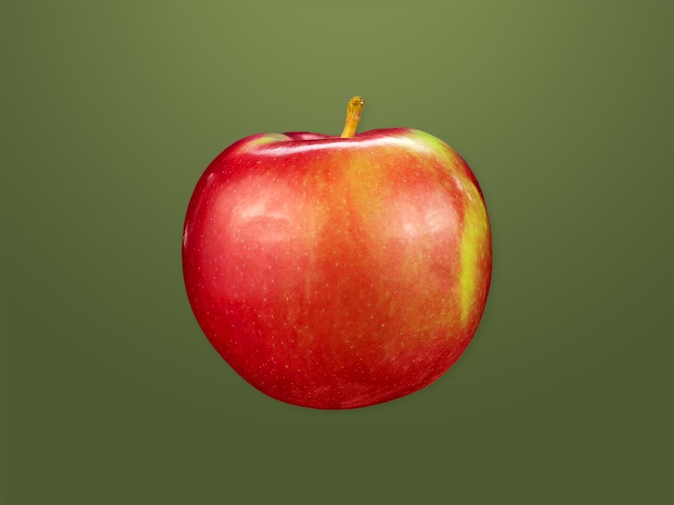 Une pomme entière.