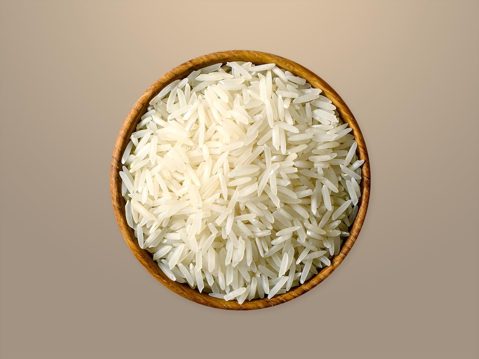 Du riz (basmati) dans un bol.
