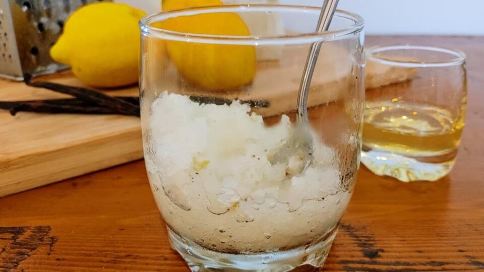 Le Granité au citron et à la vanille de Manon Houle