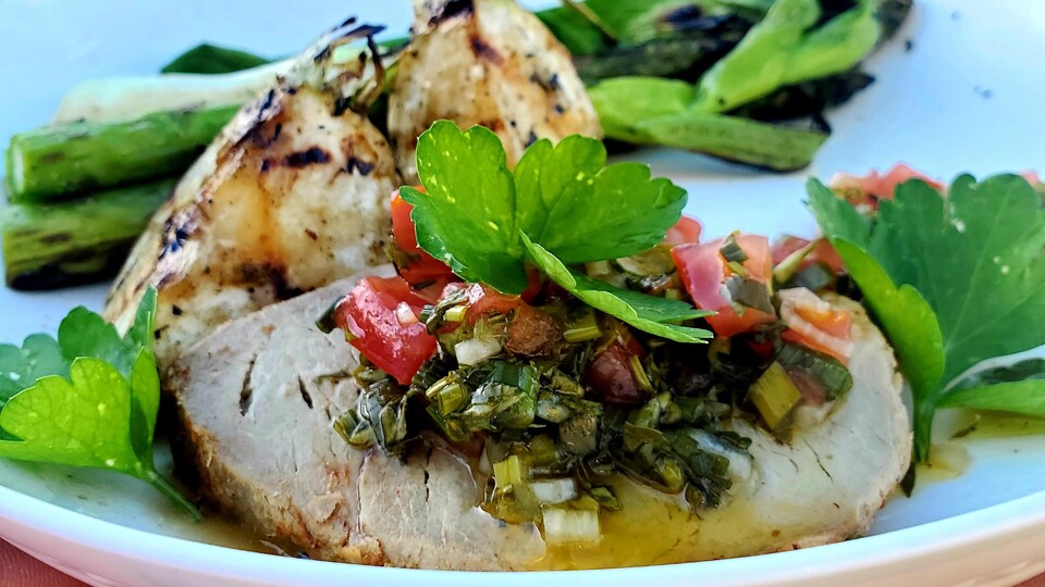 La sauce chimichurri argentine du chef Christian Fréchette.