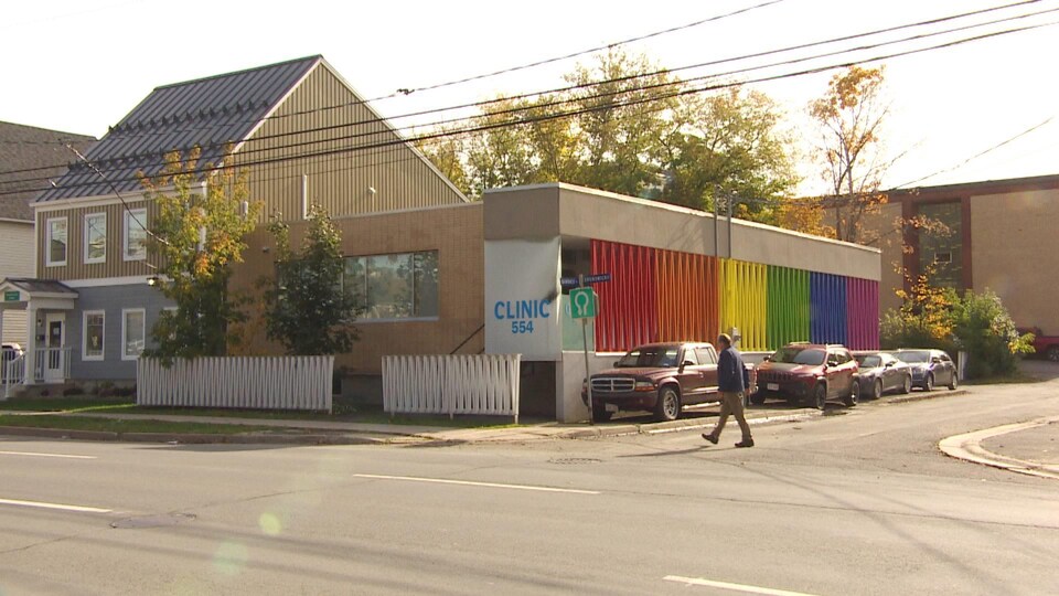 La clinique 554 au centre-ville de Fredericton.