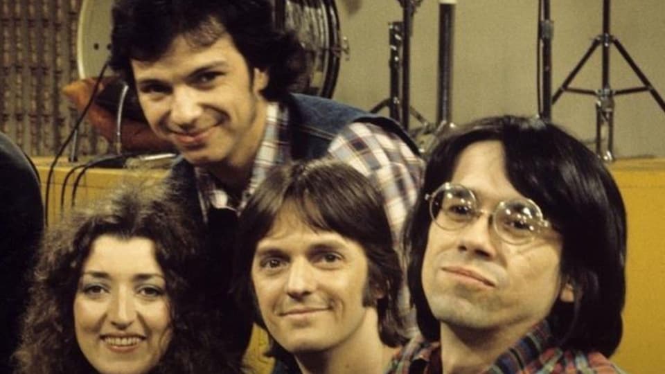 Le groupe à Radio-Canada en 1975.