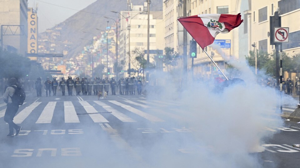 Les manifestations au Pérou.