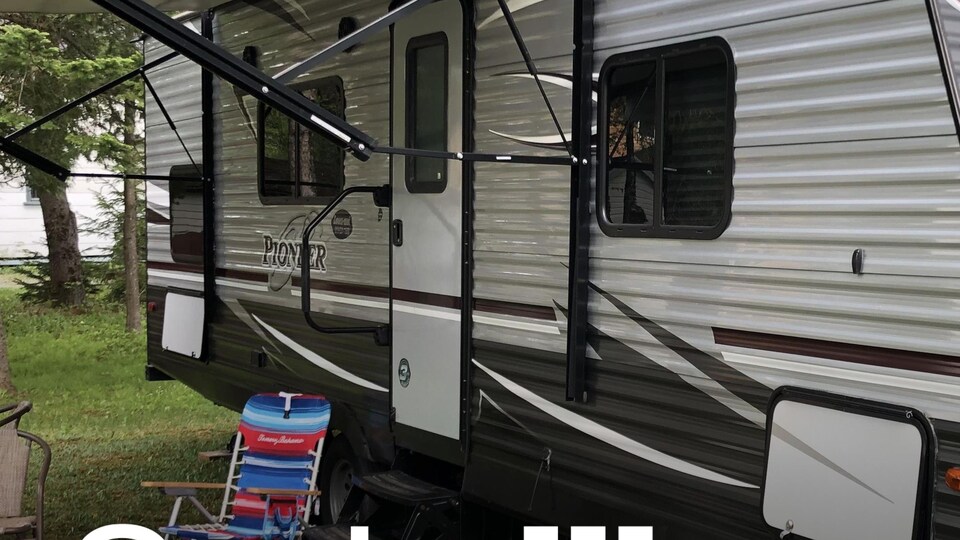 Un caravane de camping