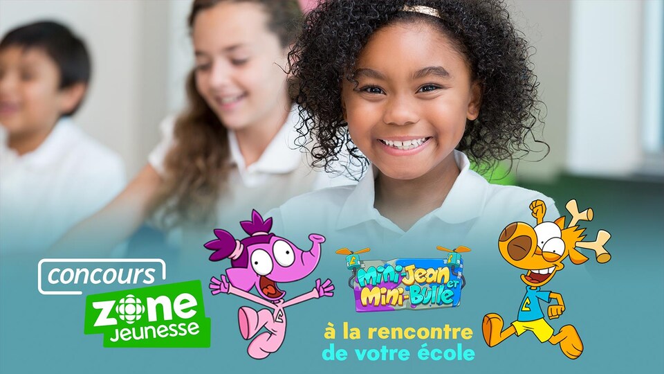 Concours Jeunesse
Mini-Jean et Mini-Bulle à la rencontre de votre école
Du 23 mai au 6 juin 2023