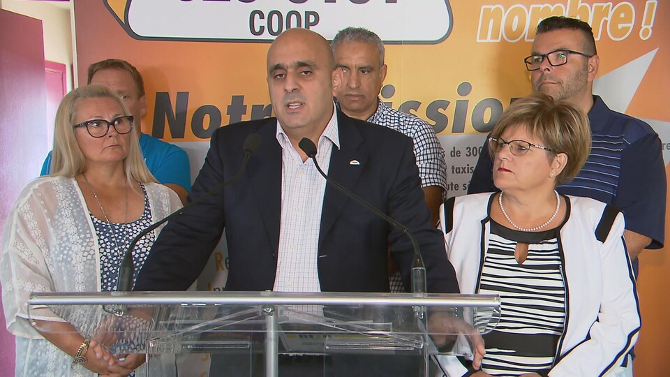 Abdallah Homsy, président du Regroupement des intermédiaires du taxi de Québec