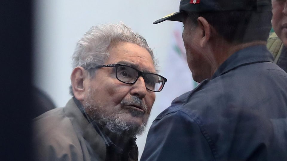 Abimael Guzman à son procès en 2018