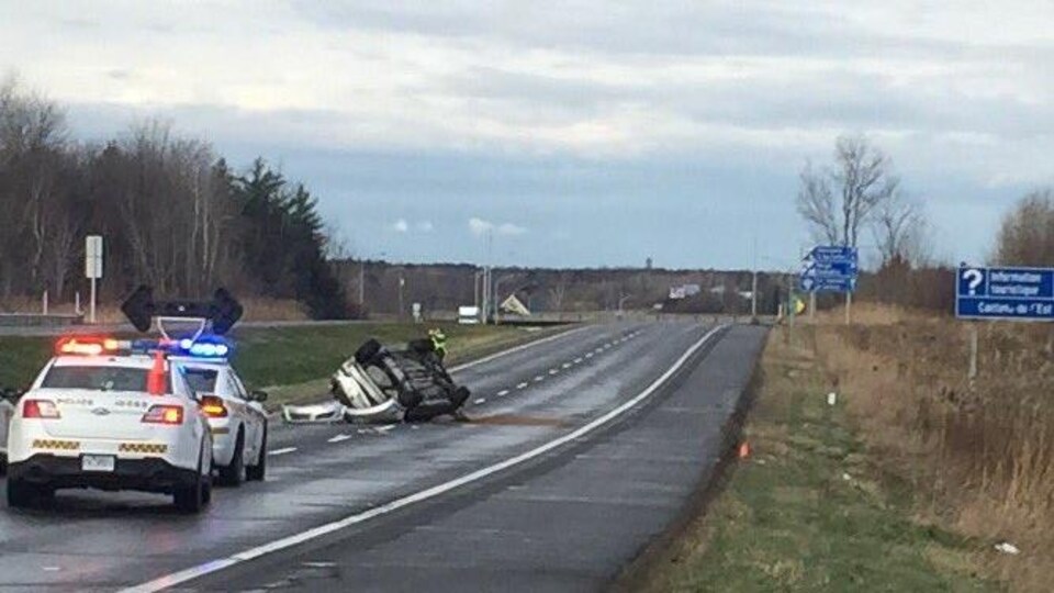 Autoroute 10 deux graves accidents près de Granby RadioCanada.ca