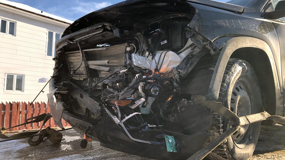 Collision mineure à Jonquière RadioCanada.ca