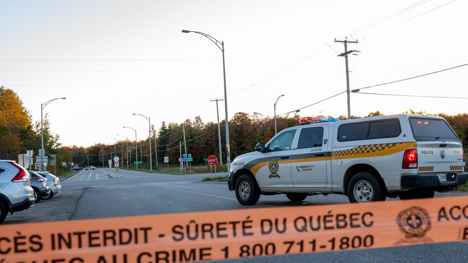 Un véhicule de la Sûreté du Québec.