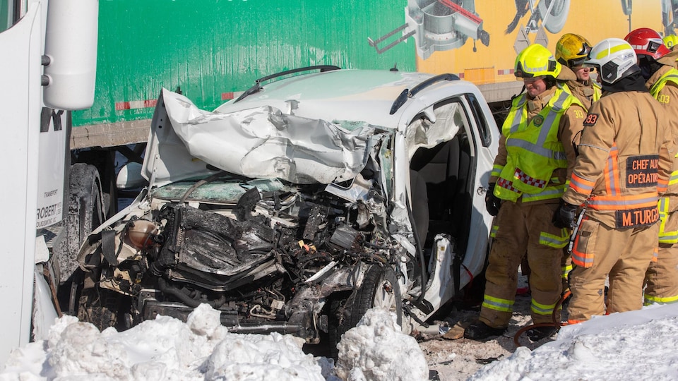 Grave accident sur le pont de