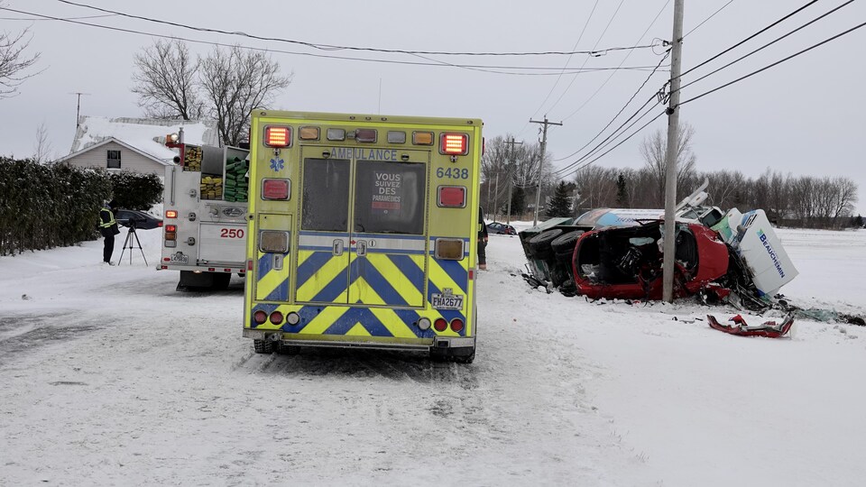Une collision fait un blessé grave à SainteBrigided’Iberville Radio