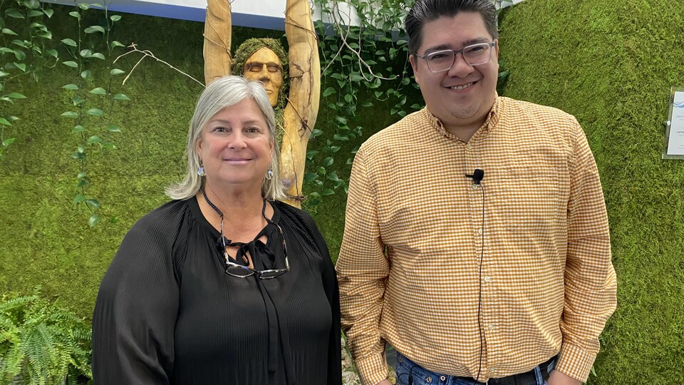 Paule Marchand et Adam Jourdain.