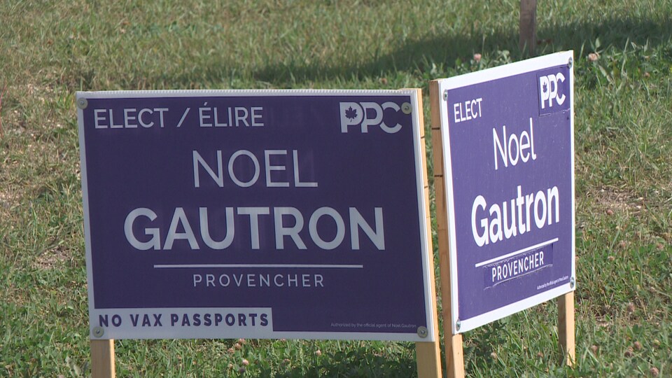 Une affiche électorale de Noel Gautron