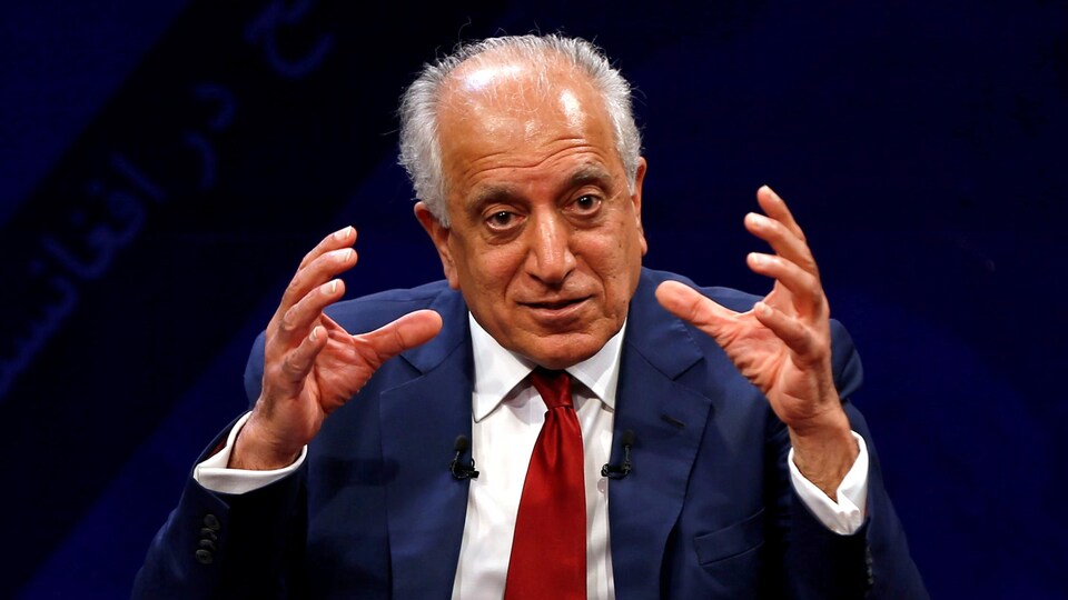 L'émissaire américain Zalmay Khalilzad en avril dernier, à Kaboul.