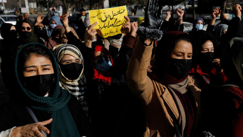 Manifestation à Kaboul.