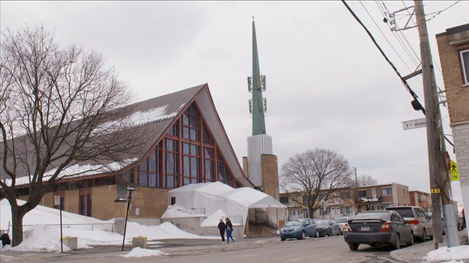 Façade de l'Église évangélique haïtienne de l'Alliance chrétienne et missionnaire.