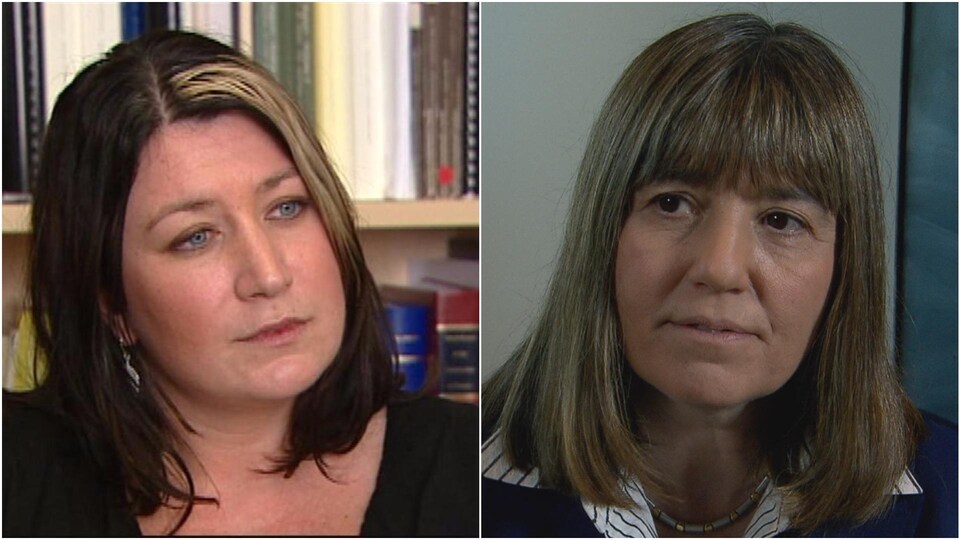 Aimée Craft, à gauche, et Susan Vella, à droite