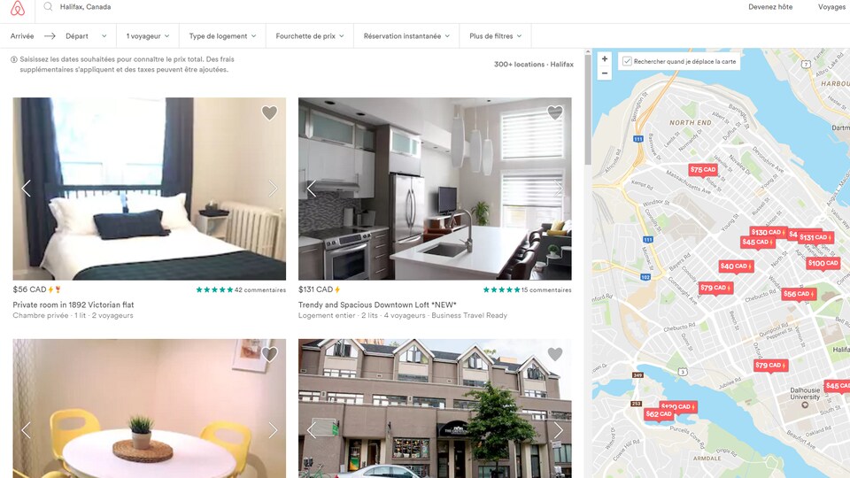 Page Airbnb.