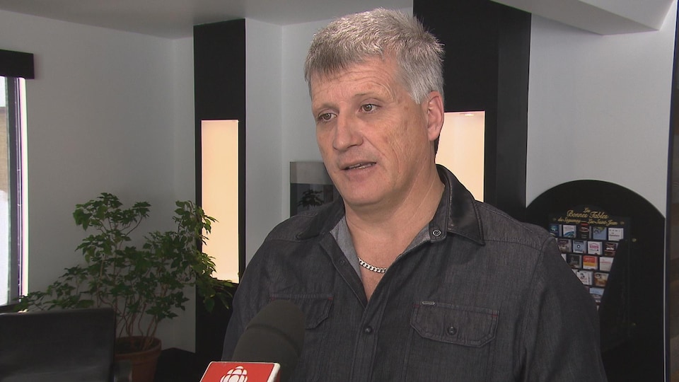 Alain Gagnon, président du Syndicat national des employés de l'aluminium d'Arvida.