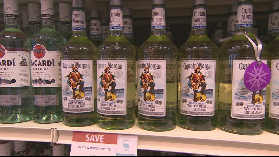 L'alcool le plus volé en Nouvelle-Écosse, c'est le rhum Captain Morgan.