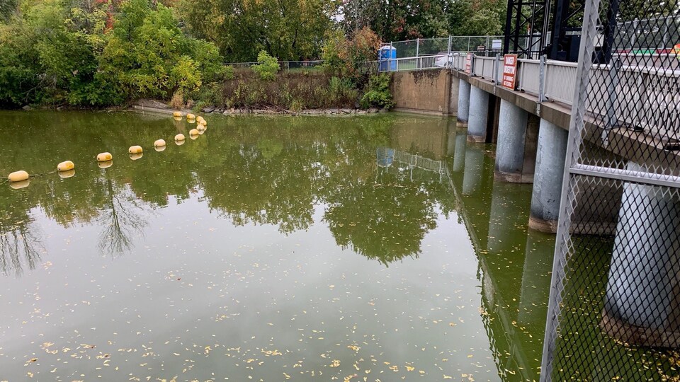 La rivière Nation Sud à la hauteur de Chesterville.