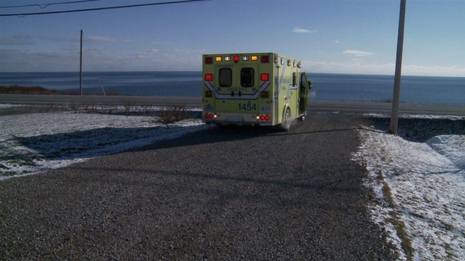 Ambulance en Gaspésie
