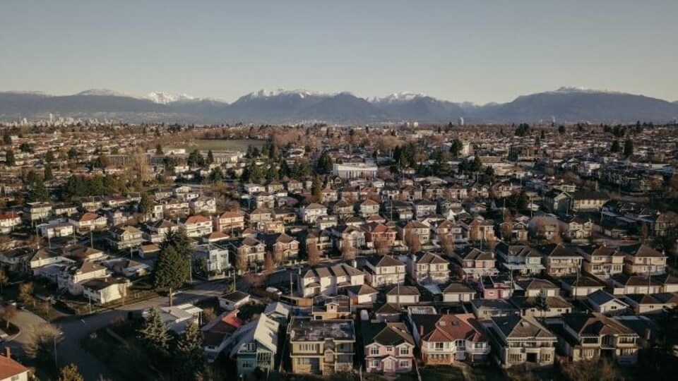 Vue sur un quartier de Vancouver.