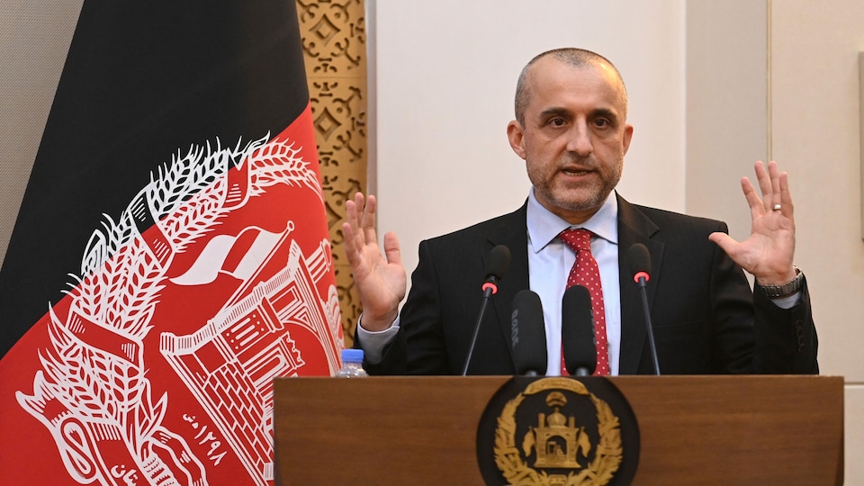 El ex vicepresidente afgano Amrullah Saleh.