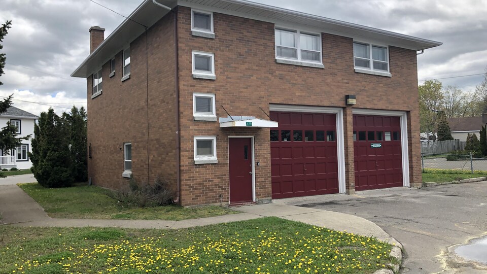 une caserne de pompiers