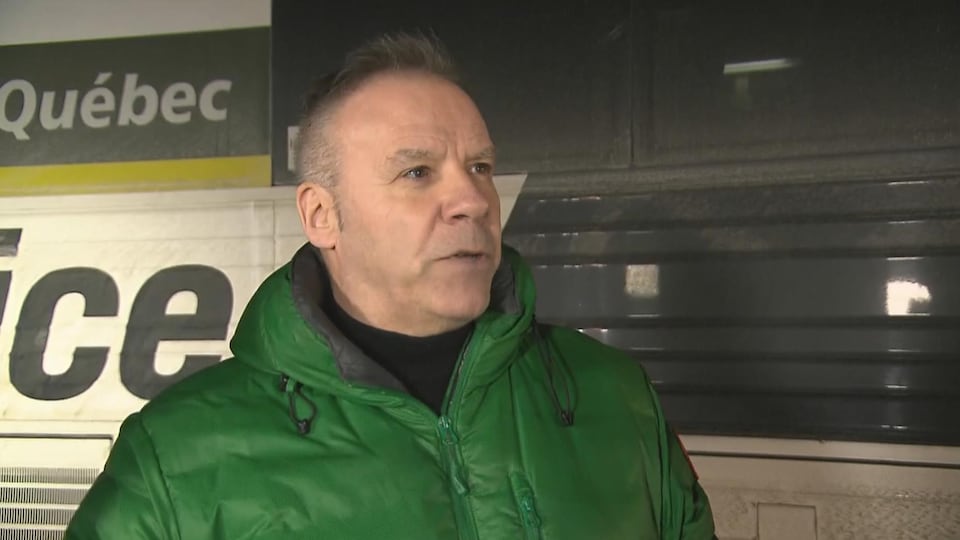 André Paradis en entrevue.