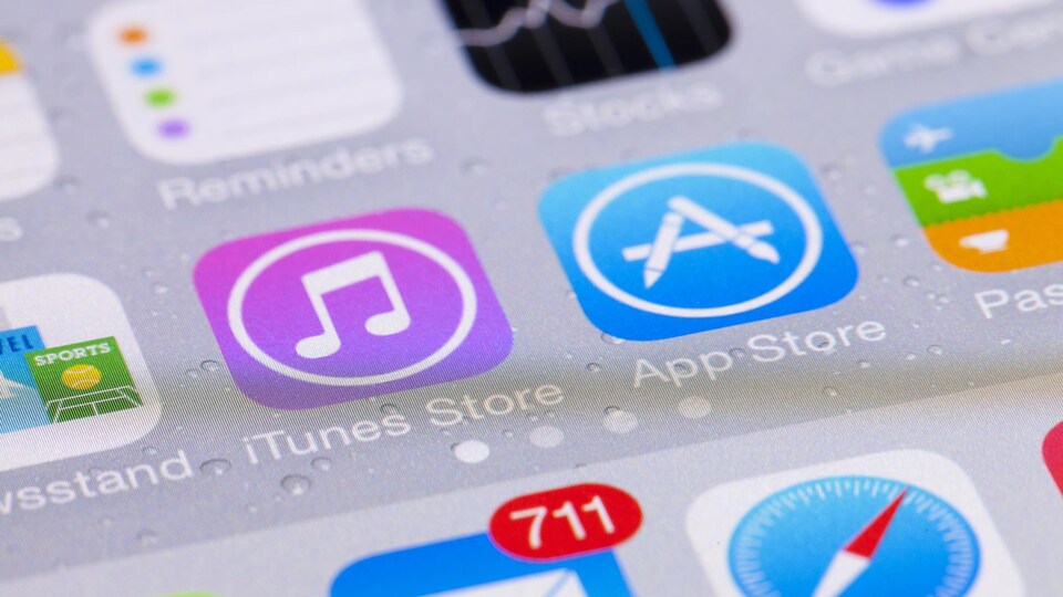 L'application sur un écran de téléphone intelligent.