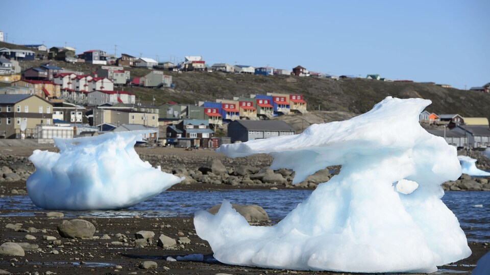 Un villaggio nel Nunavut.