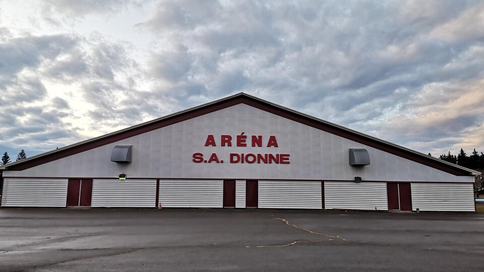 L'aréna S.A. Dionne, à Tracadie.