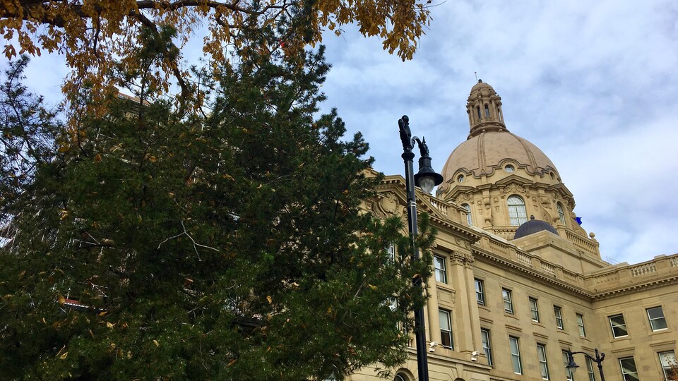 L'Assemblée législative de l'Alberta le 17 octobre 2019.