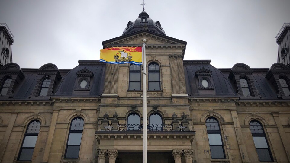 L'Assemblée législative du Nouveau-Brunswick à Fredericton, le 21 mars 2022.