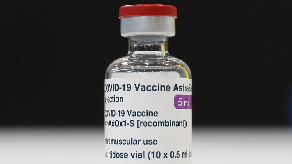Une fiole de vaccin