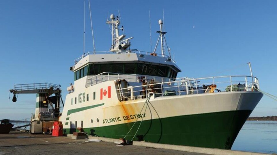 Le navire Atlantic Destiny est basé à Riverport, en Nouvelle-Écosse.
