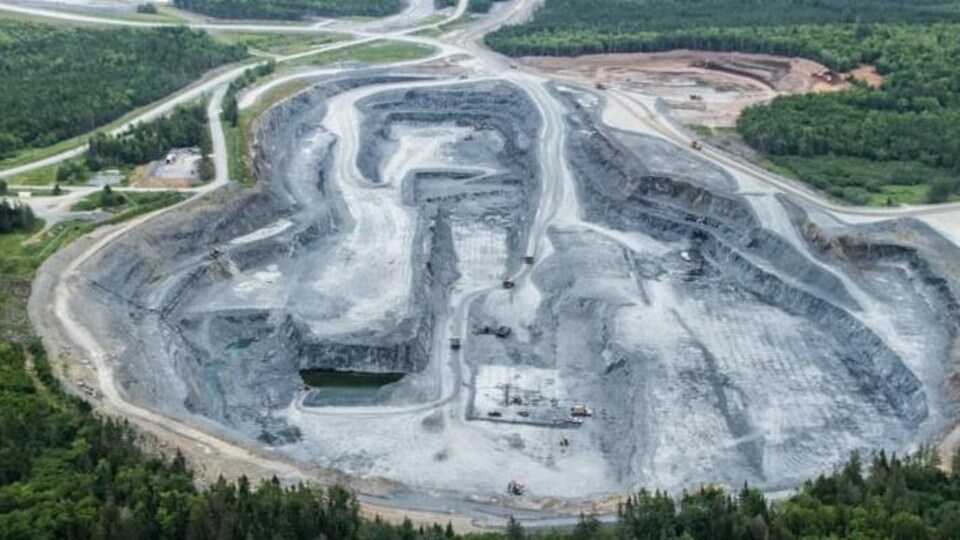 La mine d'or à Touquoy des airs.
