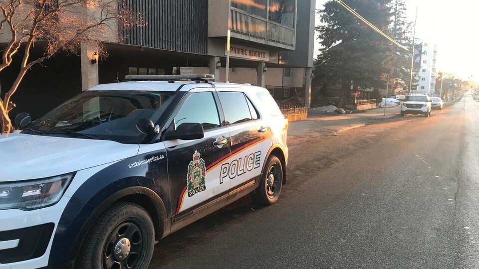 Une autopatrouille du Service de Saskatoon.