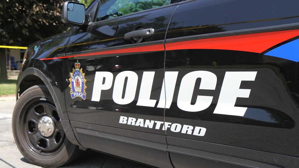 Une autopatrouille de la police de Brantford en Ontario.