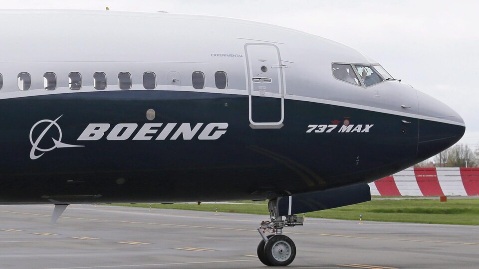 Un avion 737 MAX du constructeur américain Boeing.
