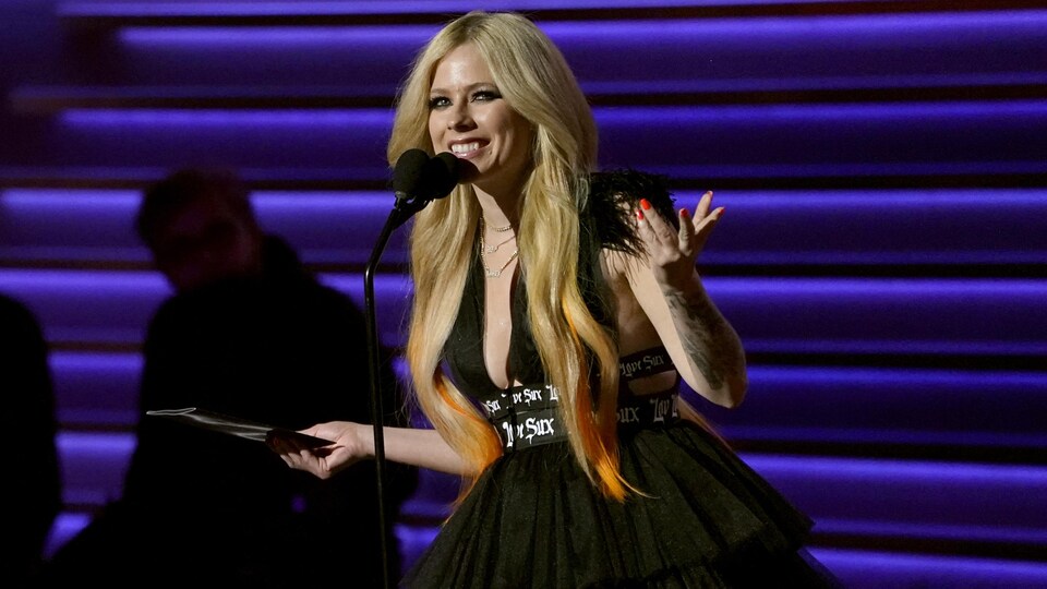 Avril Lavigne le 3 avril dernier à Las Vegas. 