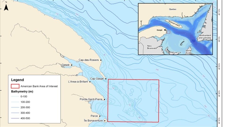 Carte du Banc des Américains