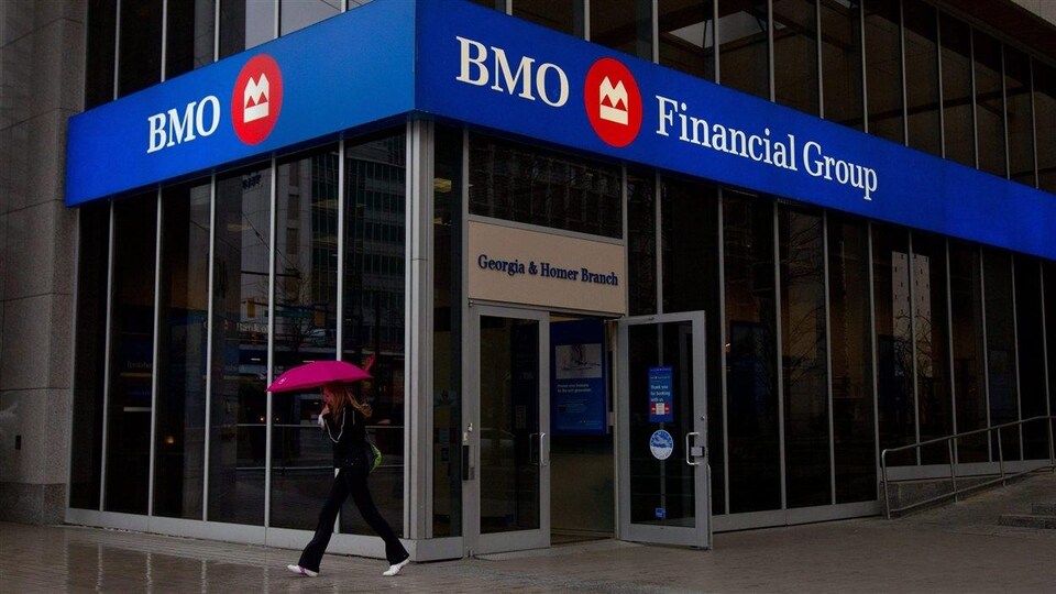 Une succursale de la BMO à Vancouver, en Colombie-Britannique.